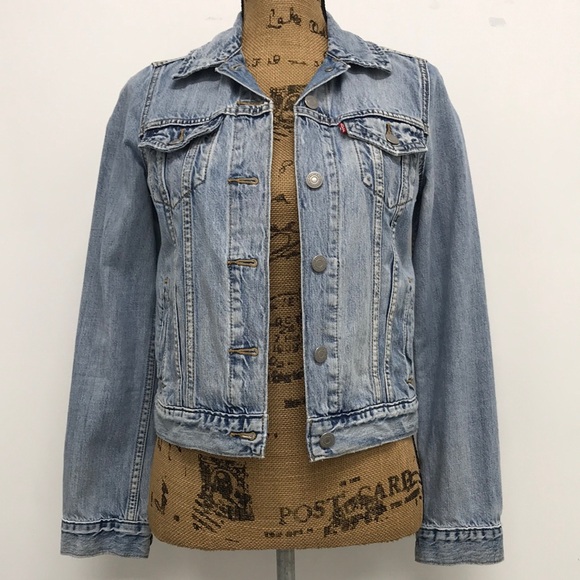 Levi’s vintage looking jean jacket size XS - Picture 2 of 8